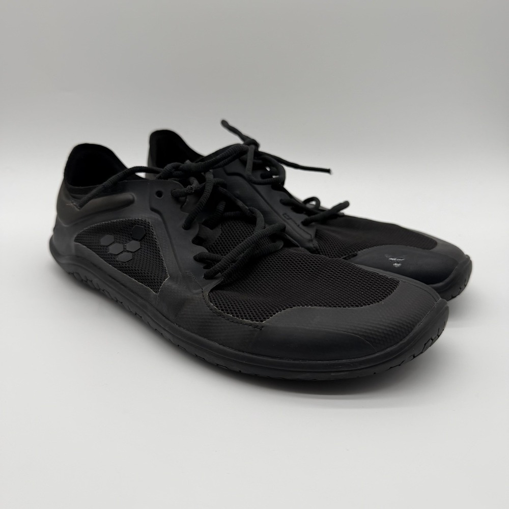 Vivobarefoot Primus Lite III Obsidian Black Barefoot Running Shoes Men's 40 / 7
